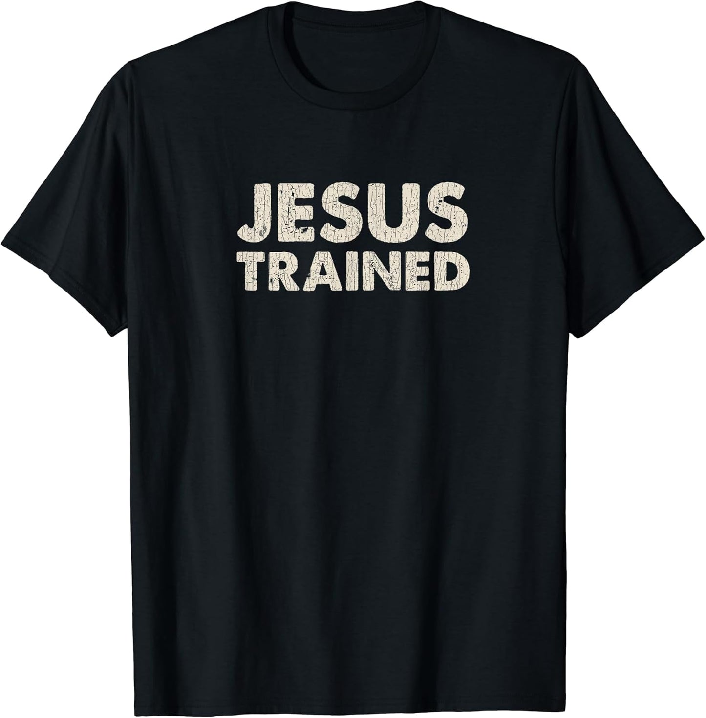 Vintage Retro Jesus Trained Wrestling