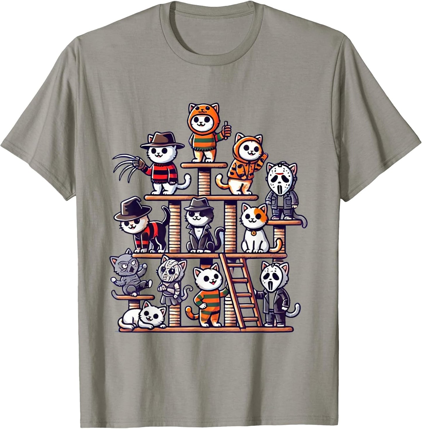 Cat Horror Movies Cute Halloween Cat Lovers