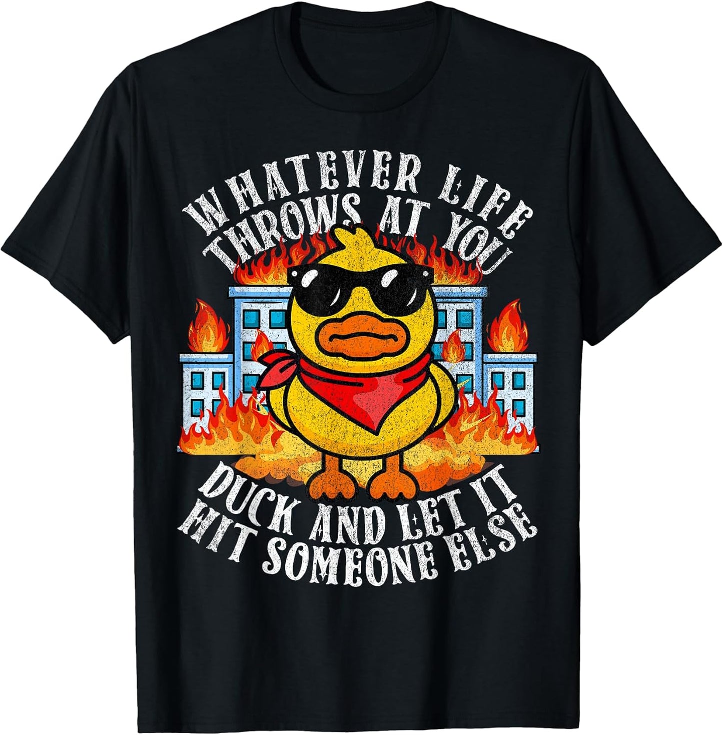 Funny Sarcastic Duck Shirts for Women Men and Kids