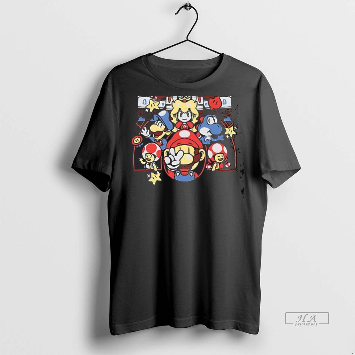 Official Trendy United By The Kingdom Gaming Cartoon Graphic Tee Sweater