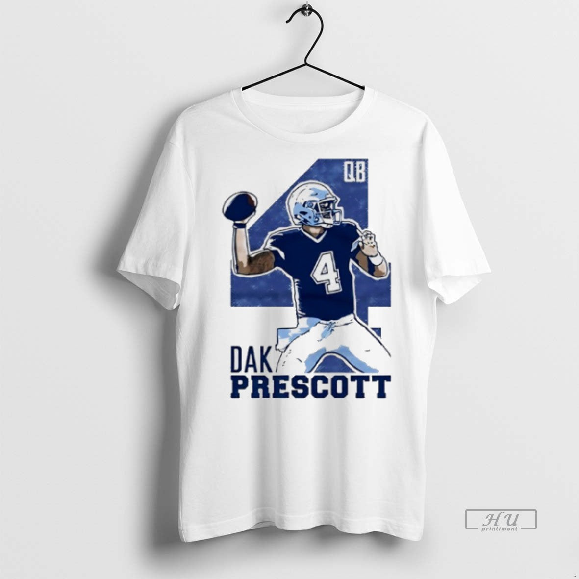 Officials Dak Prescott 4 Dallas Cowboys Qb Player Vintage Tee Shirt Sweater