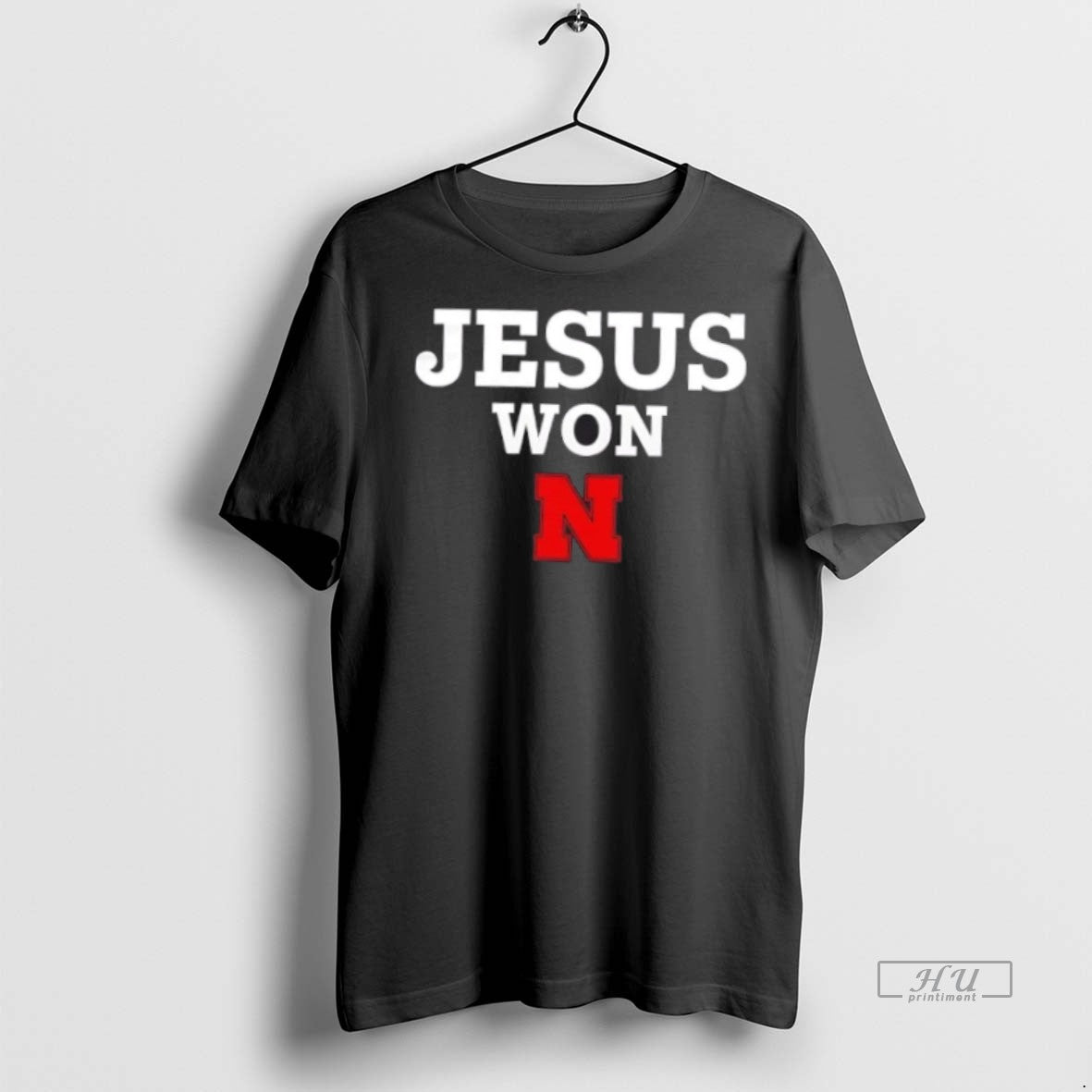 Officials Jesus Won X Nebraska Huskers In My Veins Jesus In My Heart 2 Sided