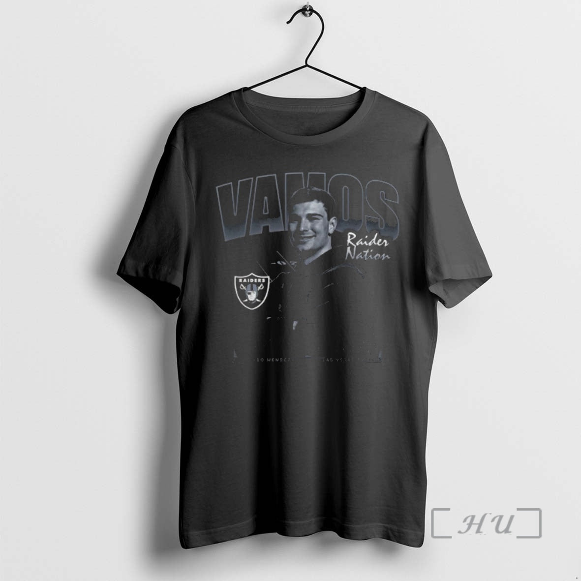 Officials Las Vegas Raiders Fernando Mendoza Black Vamos 2026 Nfl Draft Pick Premium T Shirts