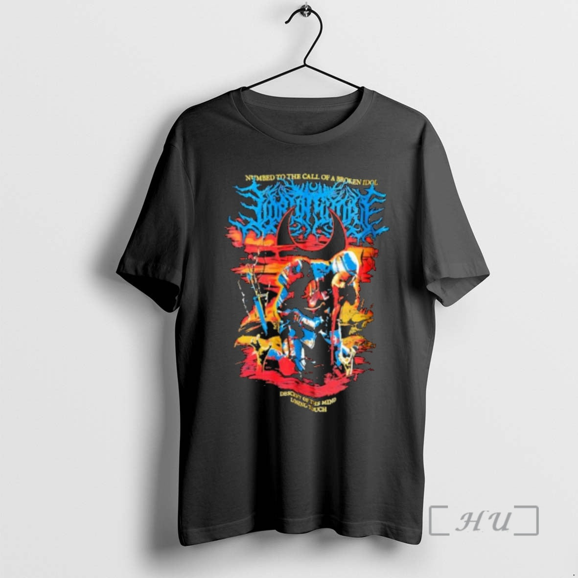 Officials Numbed To The Call Of A Broken Idol Knight Vomiting Blood Premium T Shirts