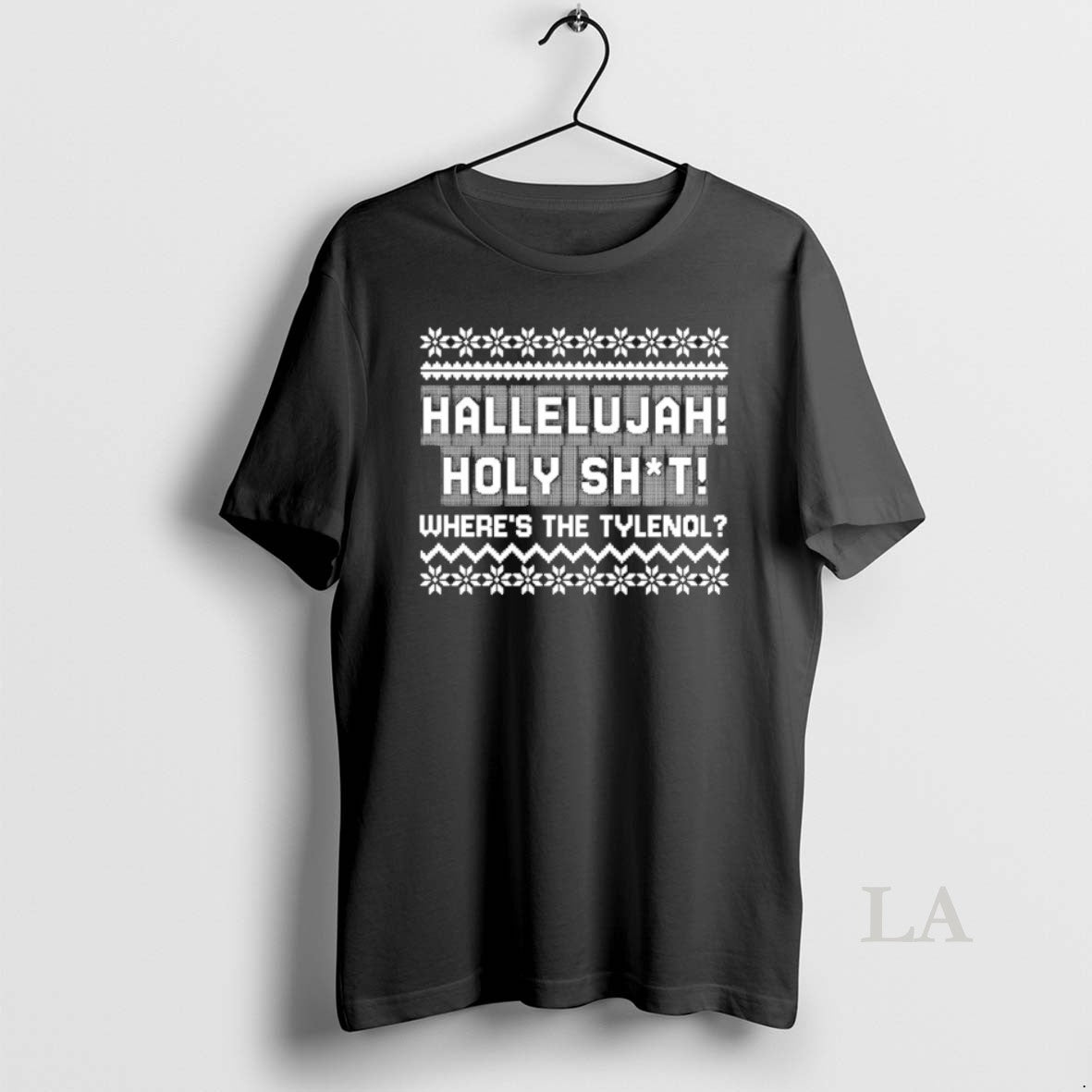 Original Hallelujah Holy Shit Wheres The Tylenol Trump Ugly Christmas