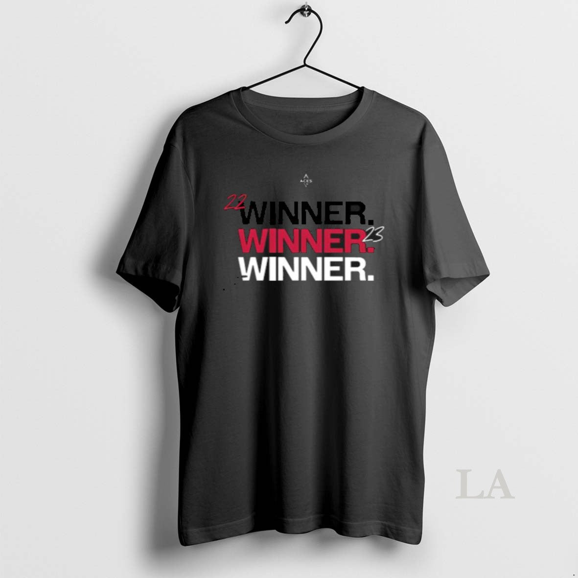 Original Las Vegas Aces 2025 Winner Championship Tee Men