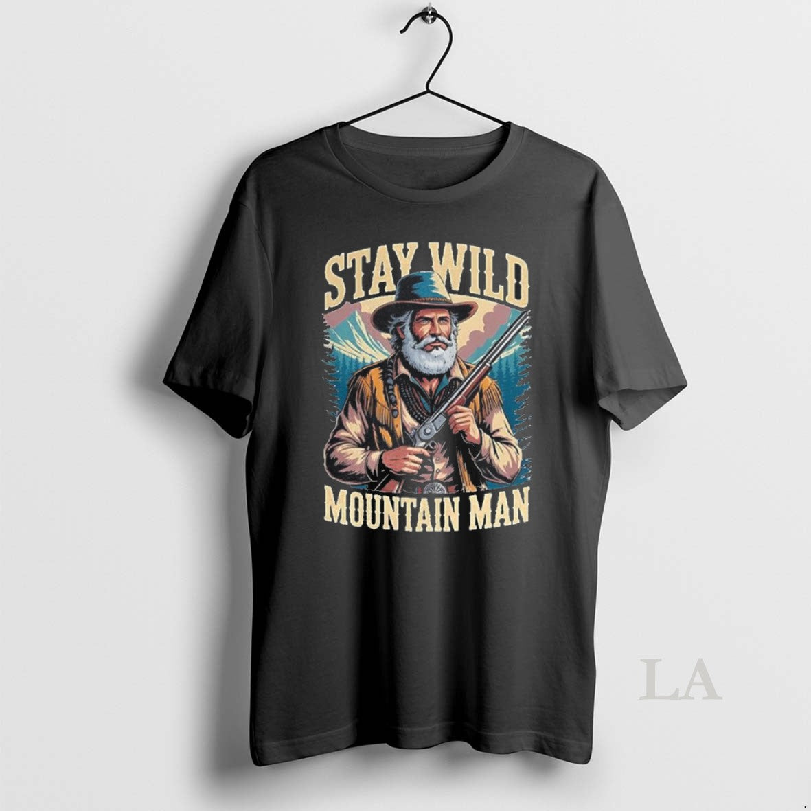 Original Stay Wild Mountain Man T Shirt Lcjefc