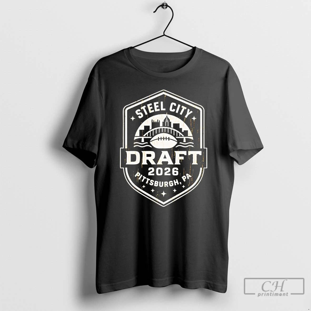 Premium Pittsburgh Steelers Football City Skyline Steel City Draft 2026 Pittsburgh Pa T Shirts Sweater