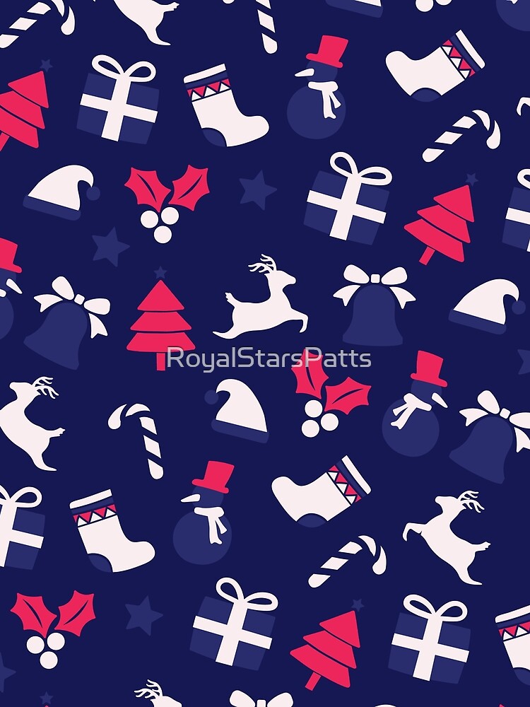 Elegant Snowflake Winter Funny Christmas Happy Holiday - Birthday Gifts For Boyfriend by RoyalStarsPatts