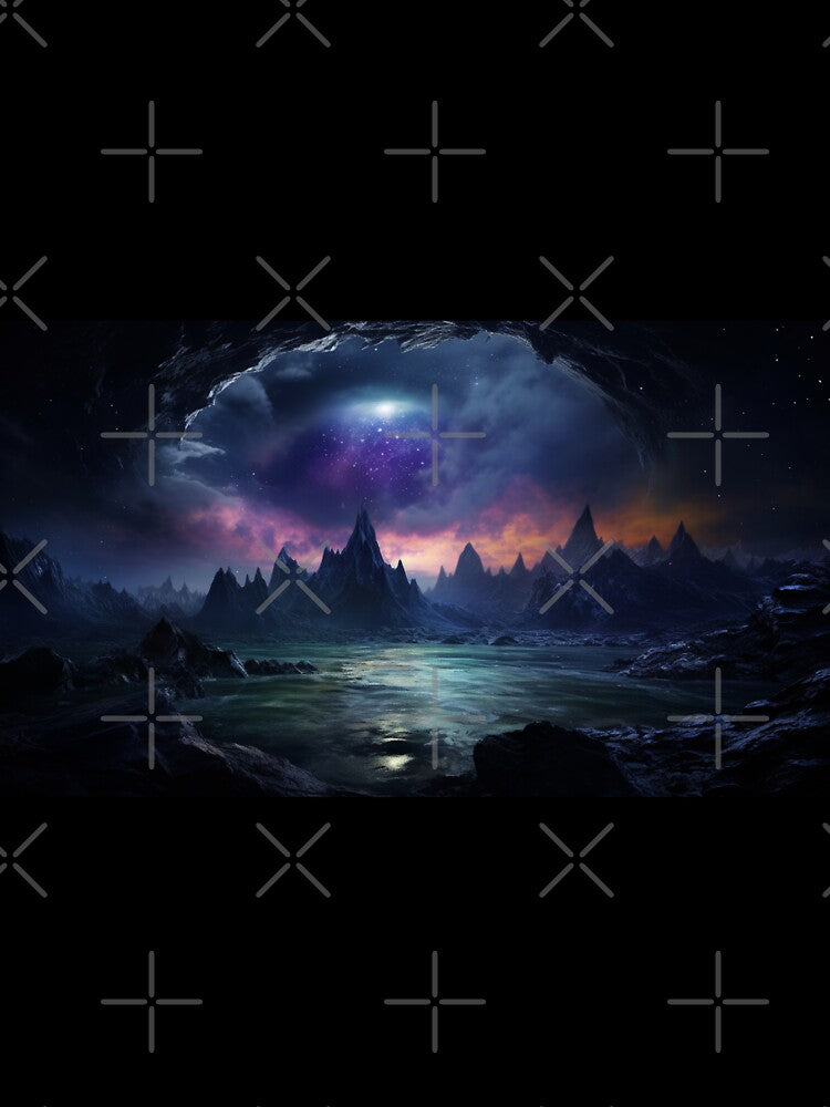 Dark Fantasy Landscape - Orbiting a Black Hole by Fantasy Masterpiece