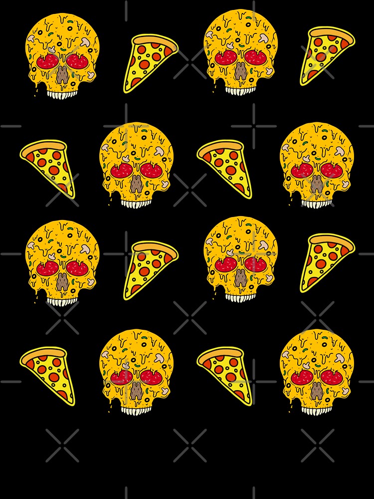 Pizza Skulls N Slices (Purple) by Milasneeze