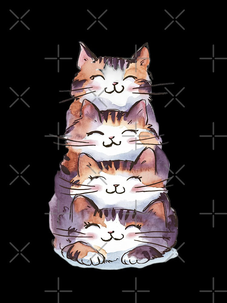 funny cat kittens pattern with kittens, cute cat,cute funny by Expressions-Sel