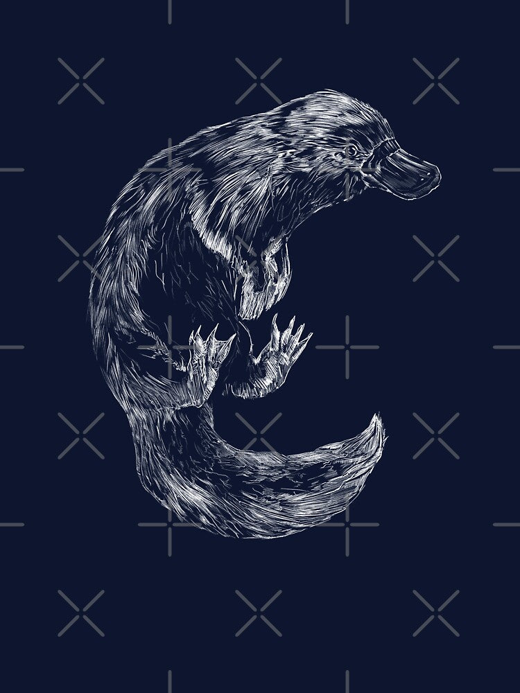 Platypus | Hand Drawn Illustration by Sidewinder82