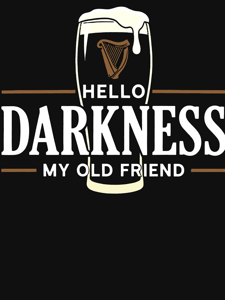Hello Darkness My Old Friend Vitamin G Funny Quote by BingyBongoArt
