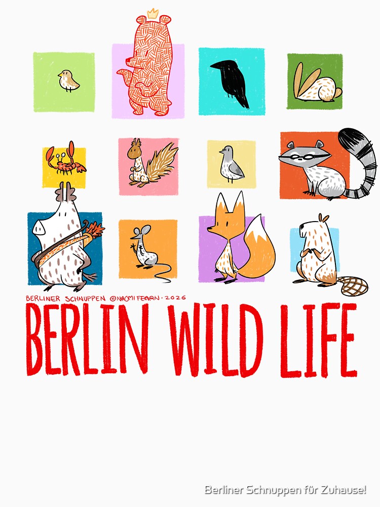Berlin Wildlife - Colorful! by Berliner Schnuppen für Zuhause!