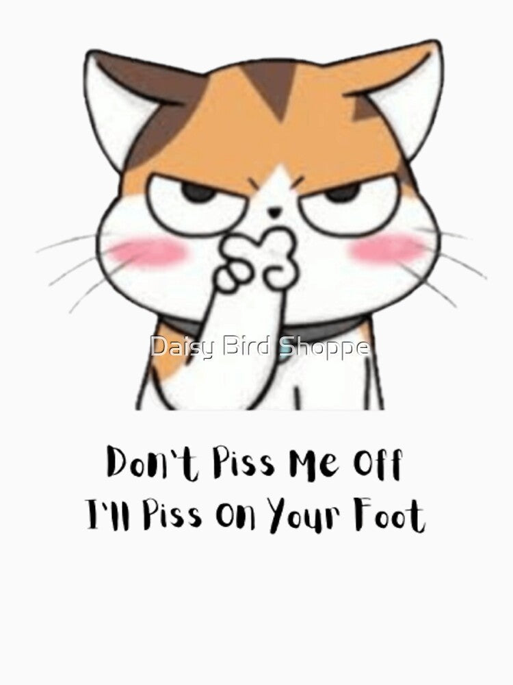 Angry Cat by Daisy Bird Shoppe