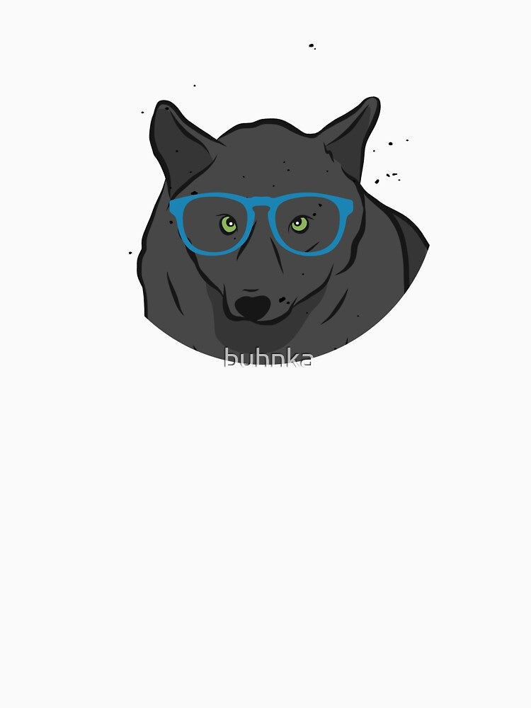 Wolf glasses, grey wolf by buhnka