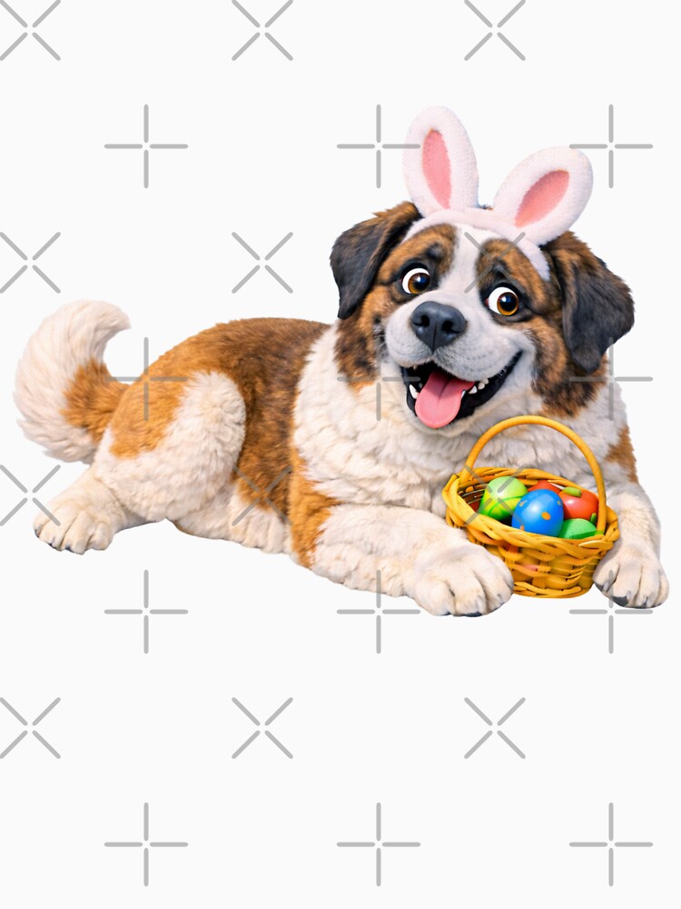 Easter Saint Bernard by Sillytoe