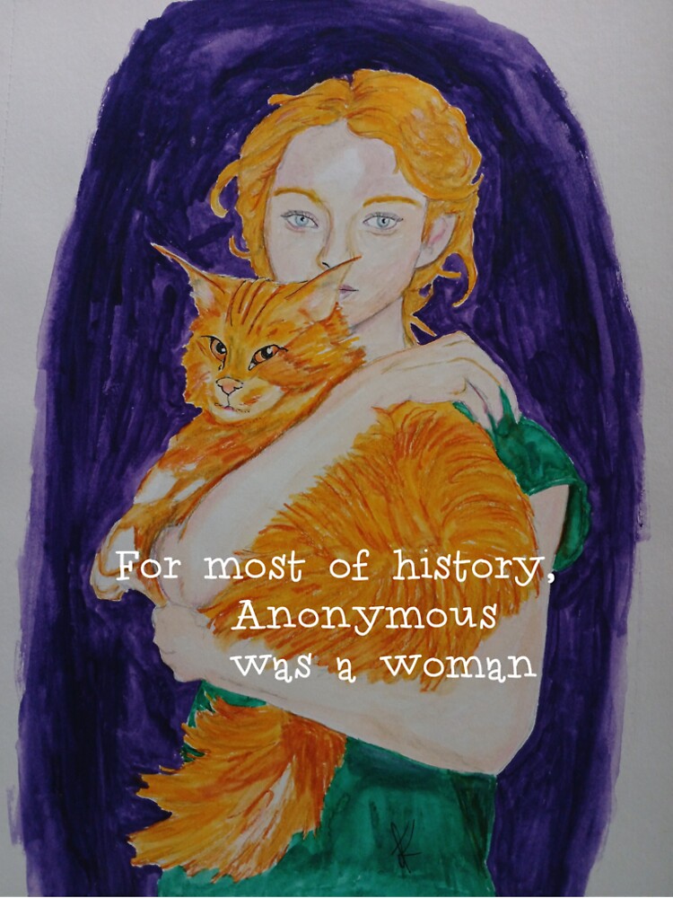 Anonymous woman quote by Deanne's Treasure Studio