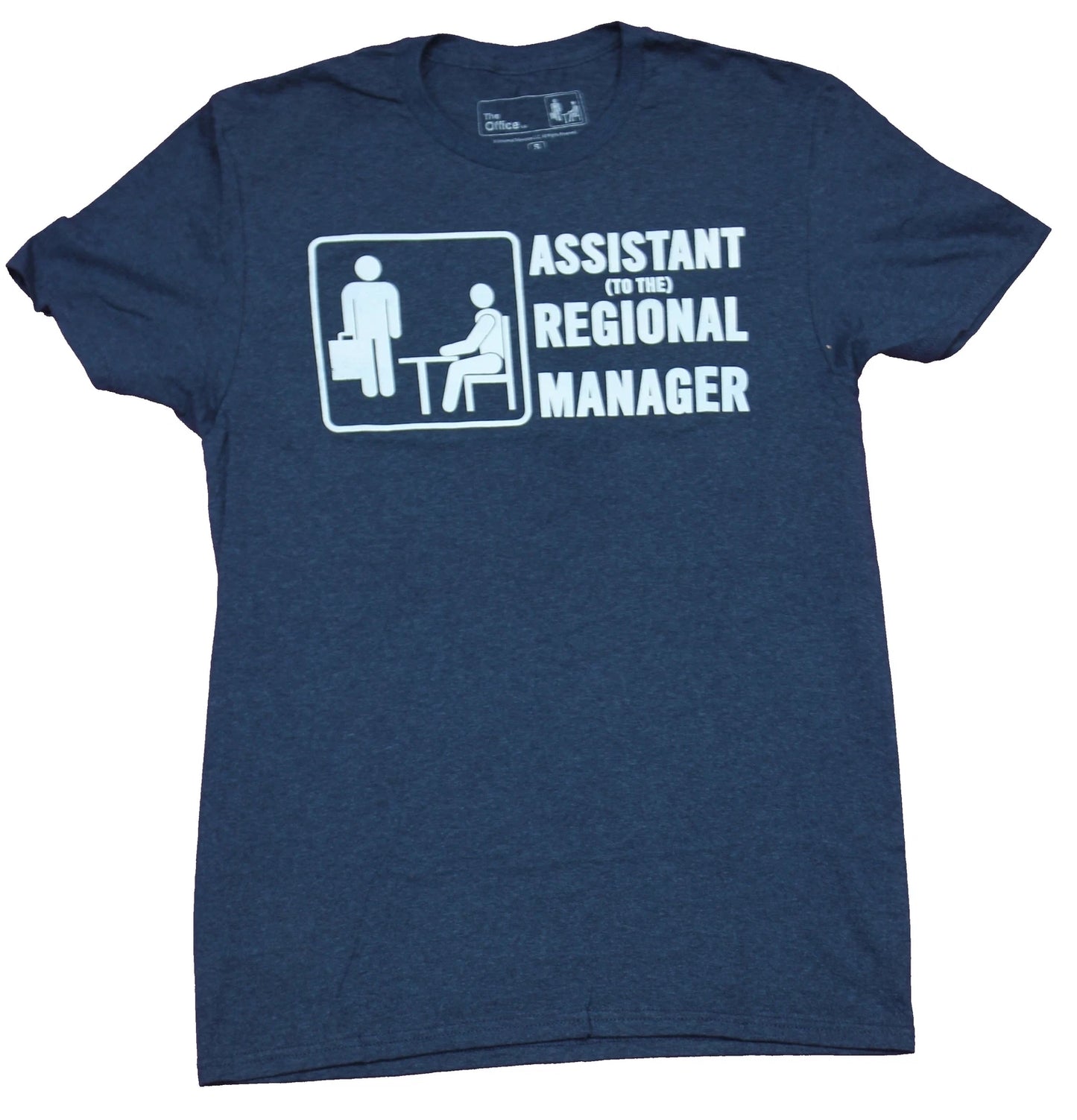 The Office Adult New T-Shirt - Assistant (to The) Regional Manager Logo