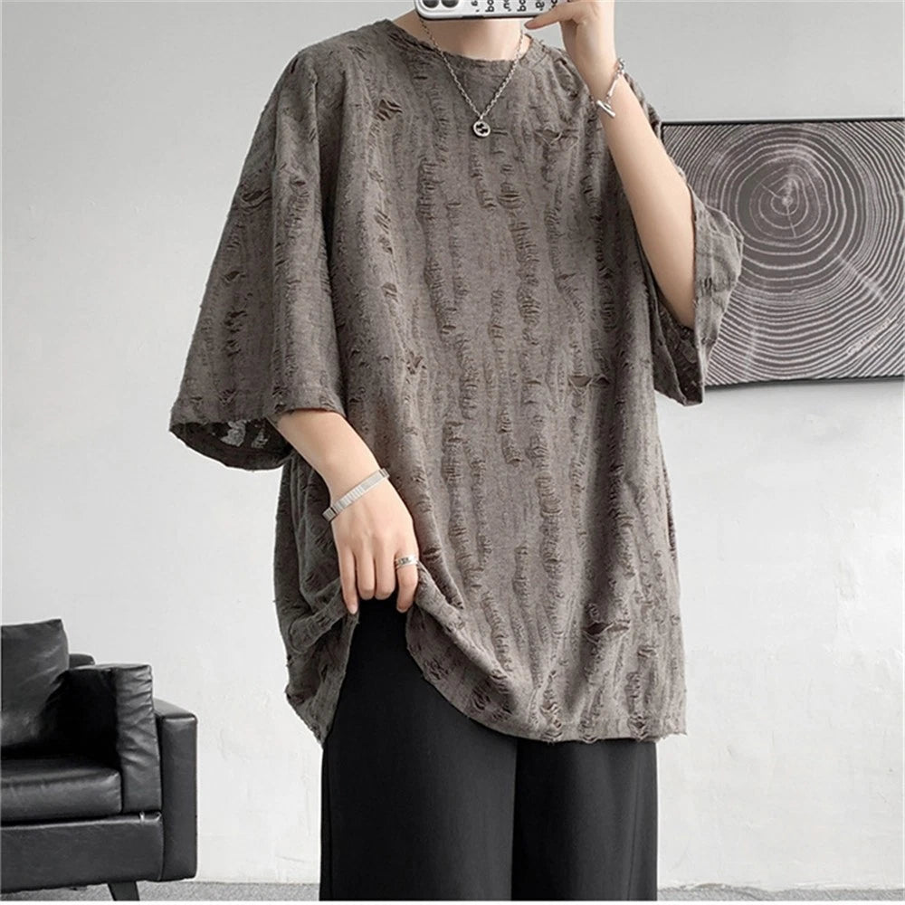Men's Short Sleeve Round Neck T-Shirt Classic Casual Slim Fit Shirts