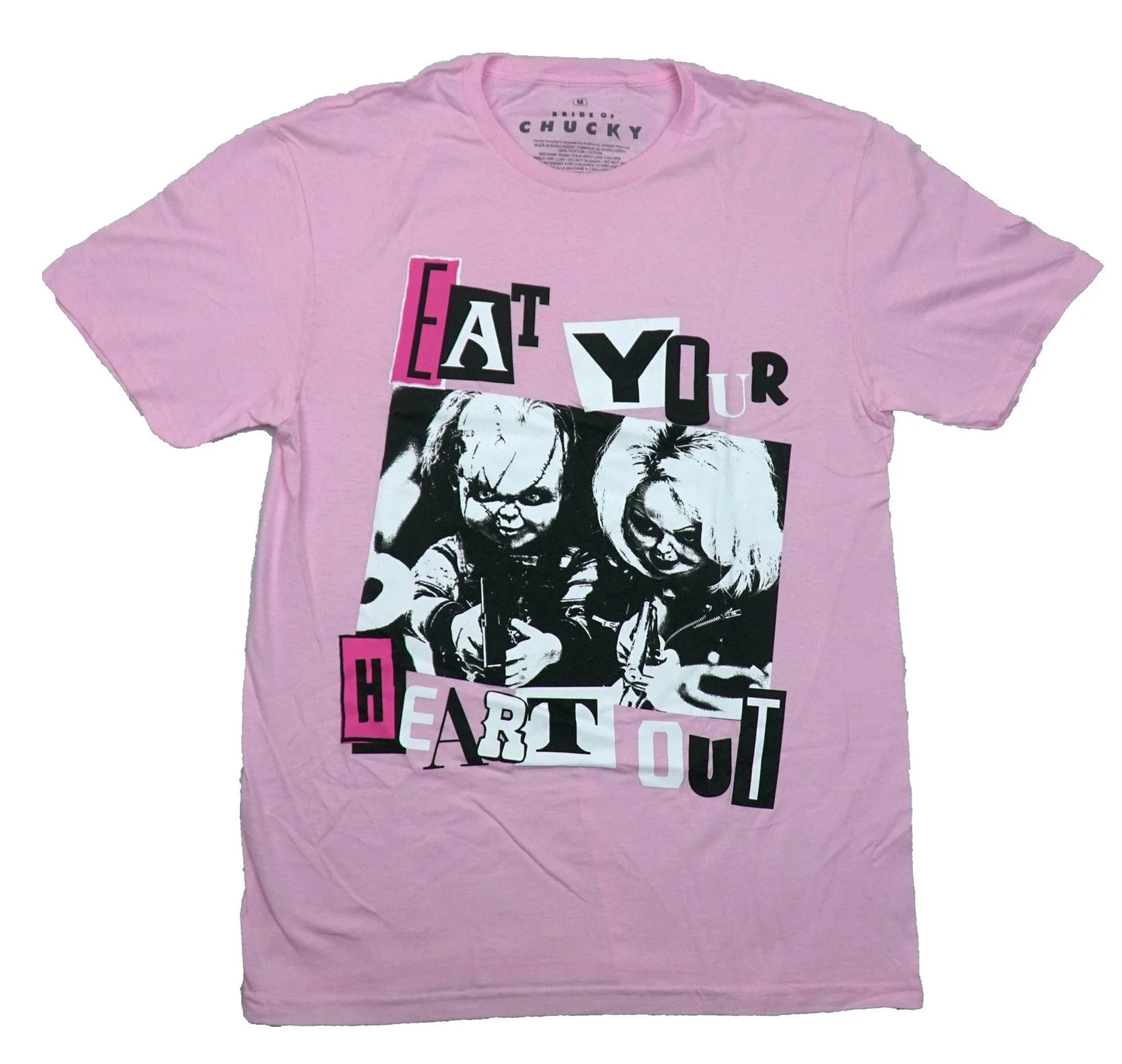 Bride of Chucky Mens T-Shirt - Tiffany Valentine Eat Your Heart Out