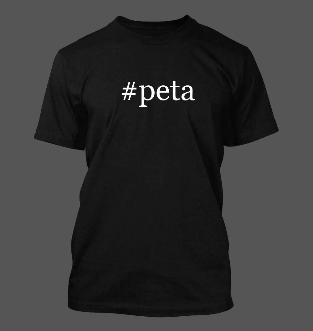 #peta - Men's Funny Hashtag T-Shirt NEW RARE