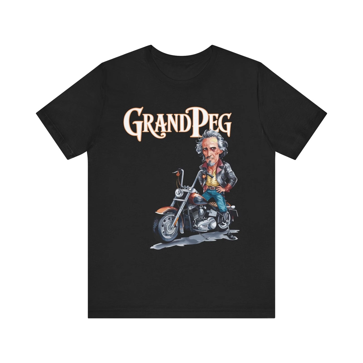 Funny amputee Shirt for Biker Grandpa, prosthetic leg joke t-shirt, Dad Gift