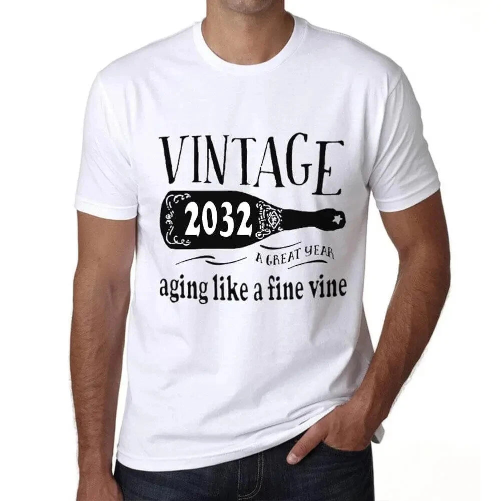 Men's Graphic T-Shirt Aging Like A Fine Wine 2032 Eco-Friendly Limited Edition