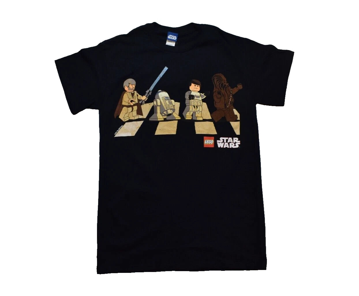 Star Wars Mens Lego Star Wars Abbey Road Spoof Funny Shirt NWT Small