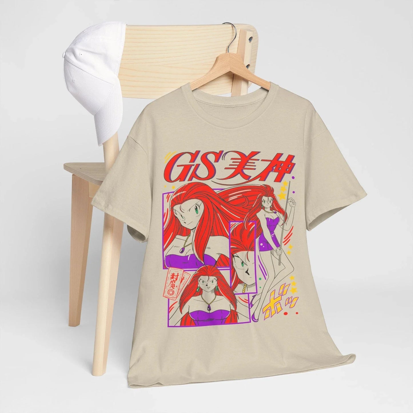 Ghost Sweeper Mikami T-shirt 90s Anime Kawaii Girl cartoon shirt anime clothes