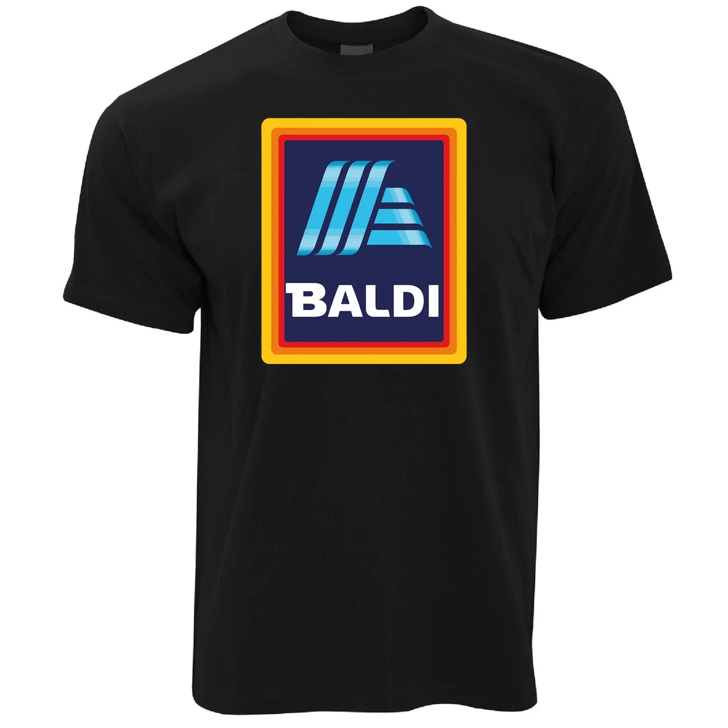 Baldi T-Shirt - Funny Novelty Supermarket Bald Mens Hilarious T Shirt ‹(•¿•)›