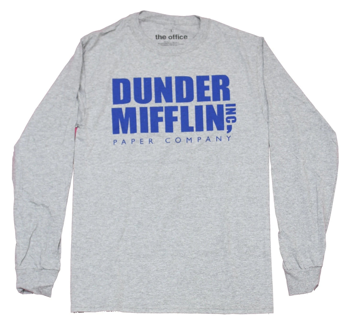 The Office Mens Long Sleeve T-Shirt - Dunder Mifflin Inc Paper Company Logo