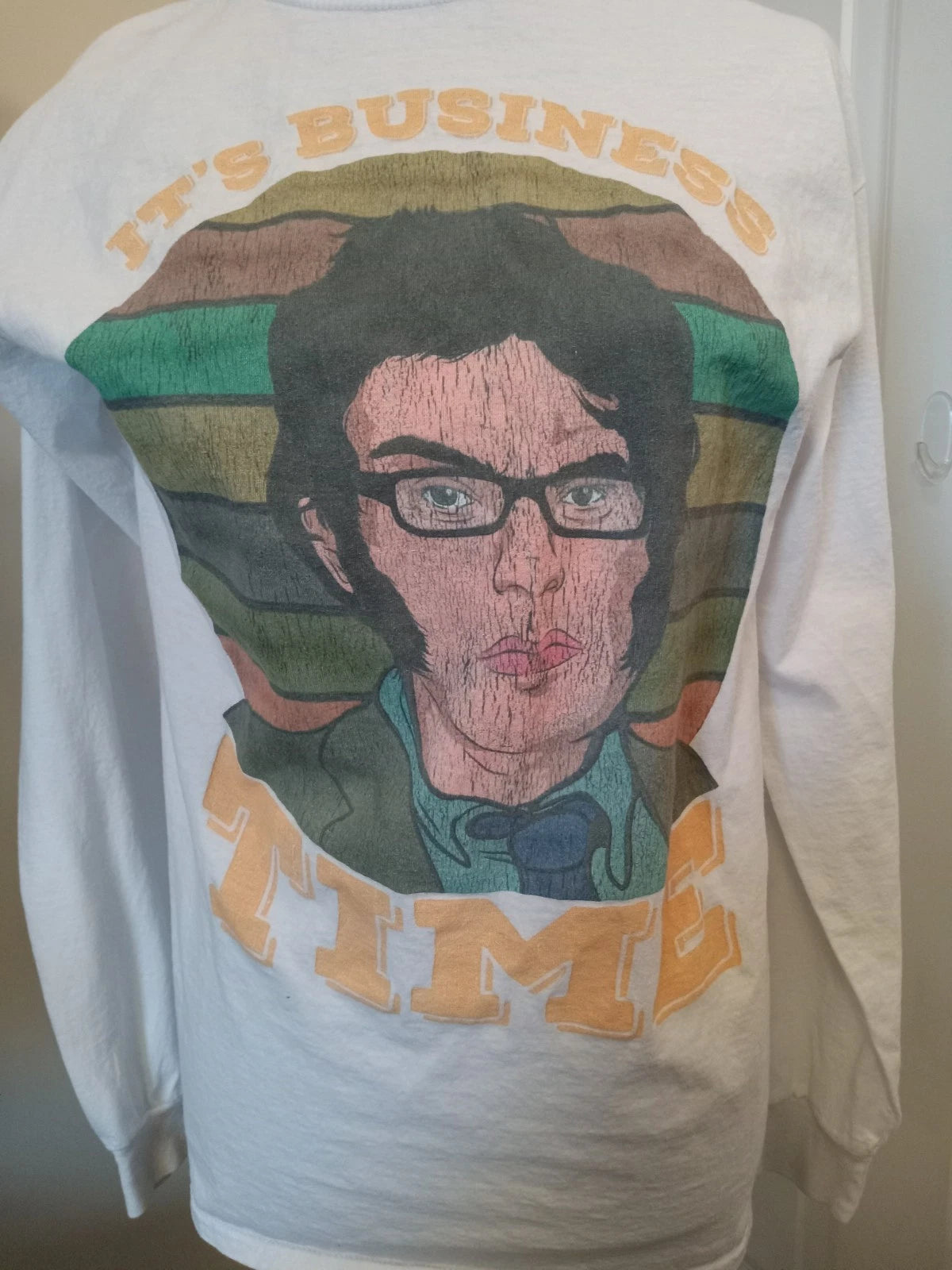 THE OFFICE Novelty L Sleeve Tee SZ.M