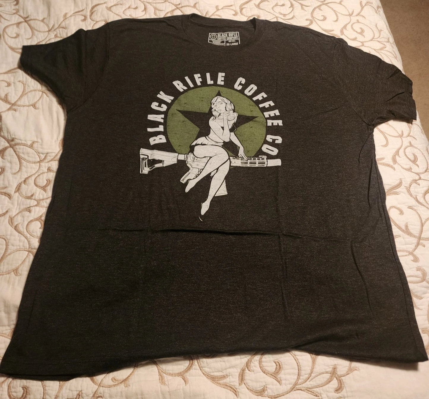 Lot of 4 Diff. BRCC Black Rifle Coffee Co T Shirt Black Men's Size 3XL SEE Desc