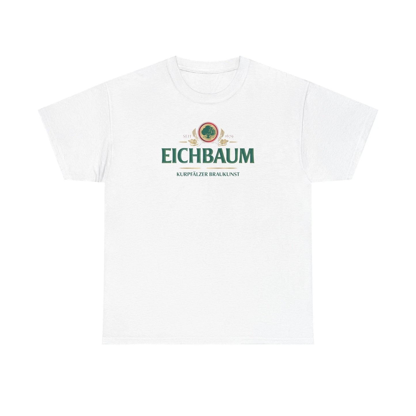 Eichbaum Beer Brewing Company Unisex Tee Shirt, Mannheim Germany Oak Tree