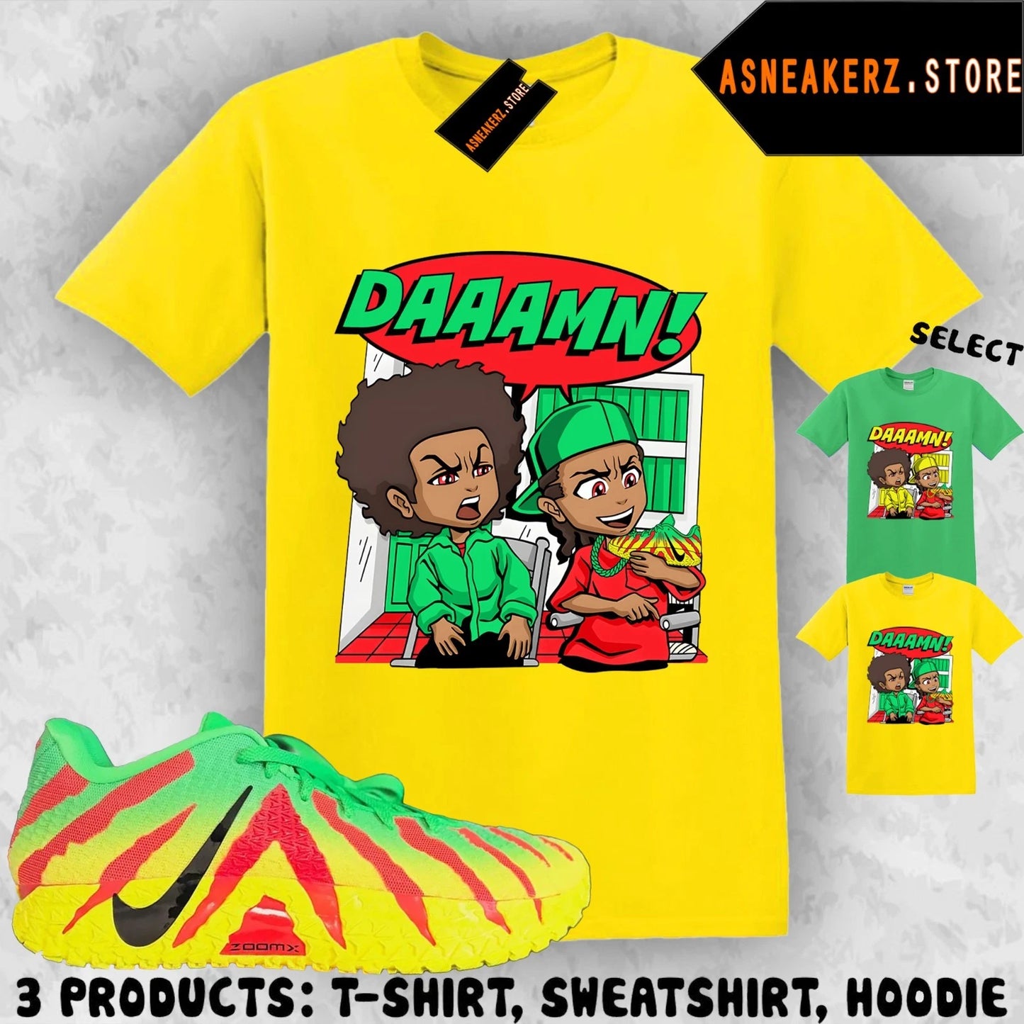 Tee Shirt Matching Ja 3 Jurassic Park Explorer Match Sneaker The Boondocks Damn