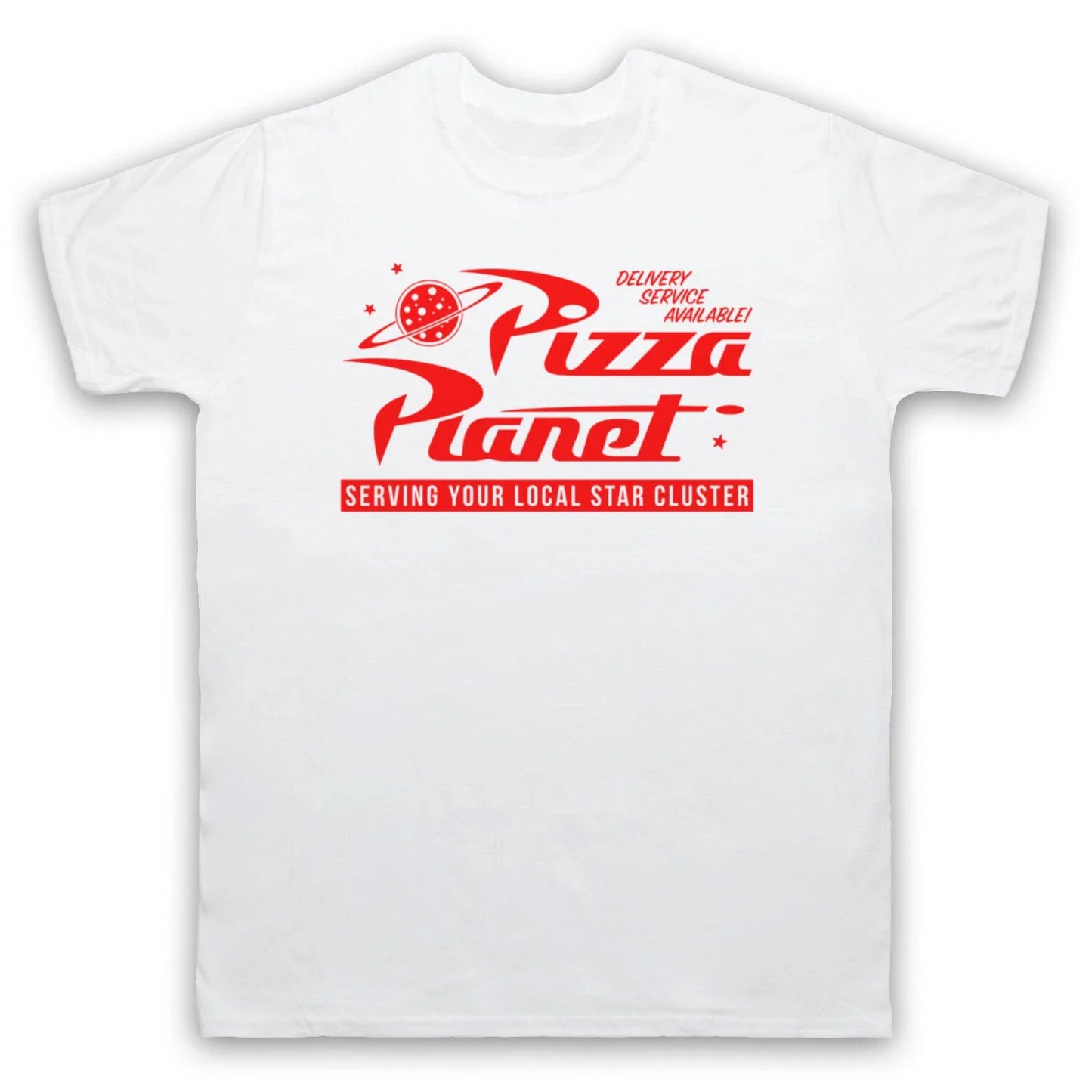 FUTURE CARTOON PIZZA PLANET SCI FI COMEDY TV FRY BENDER MENS & WOMENS T-SHIRT