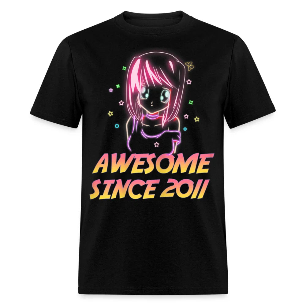 Cute Kawaii Anime Lovers Birthday Gift shirt Awesome since 2011 T-Shirt S-6XL