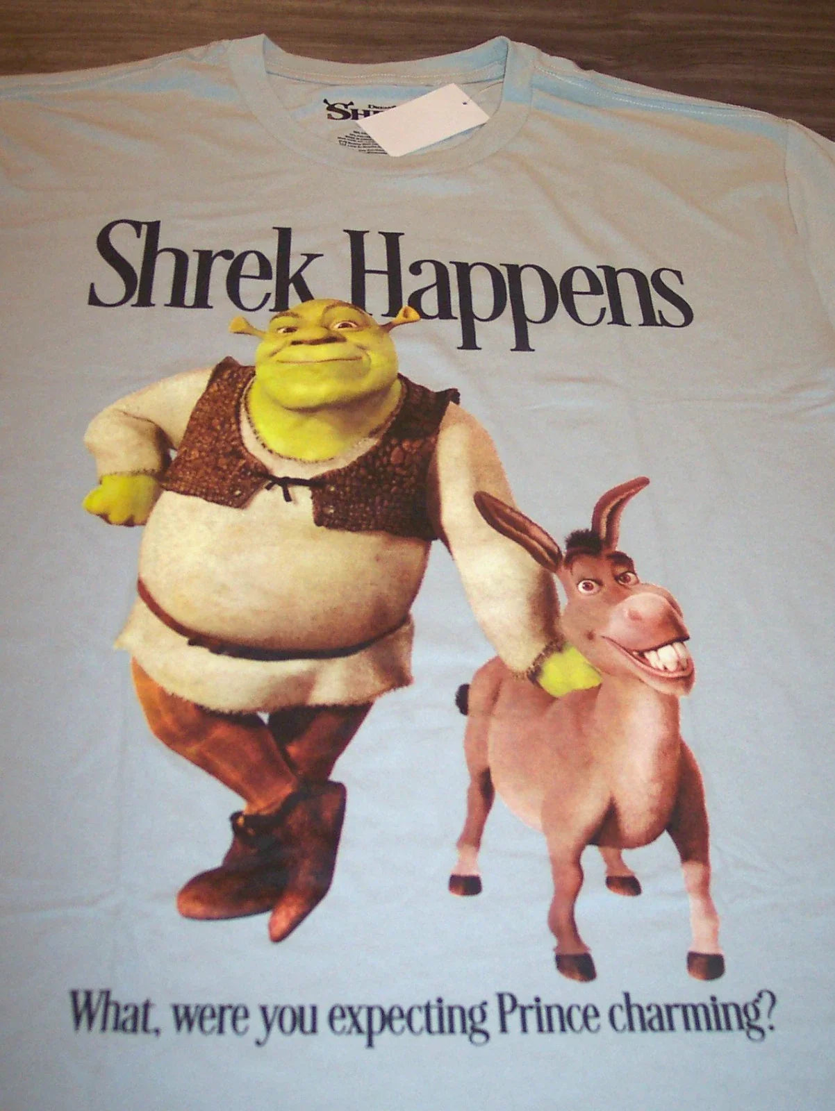 SHREK and DONKEY Donkey Dreamworks SHREK HAPPENS T-Shirt MENS XL NEW w/ TAG