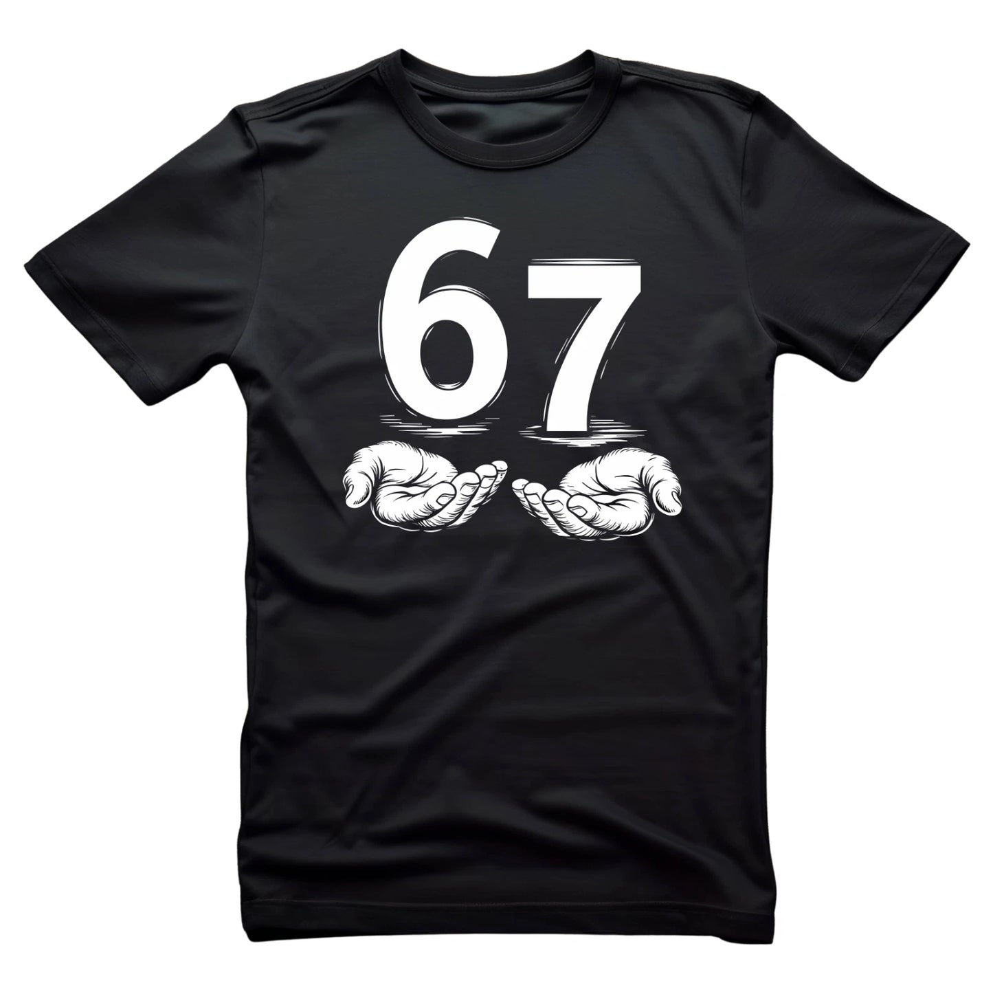 Six Seven 67 Kids Teen Boys Men 6-7 Meme Hands Funny T-Shirt, Unisex