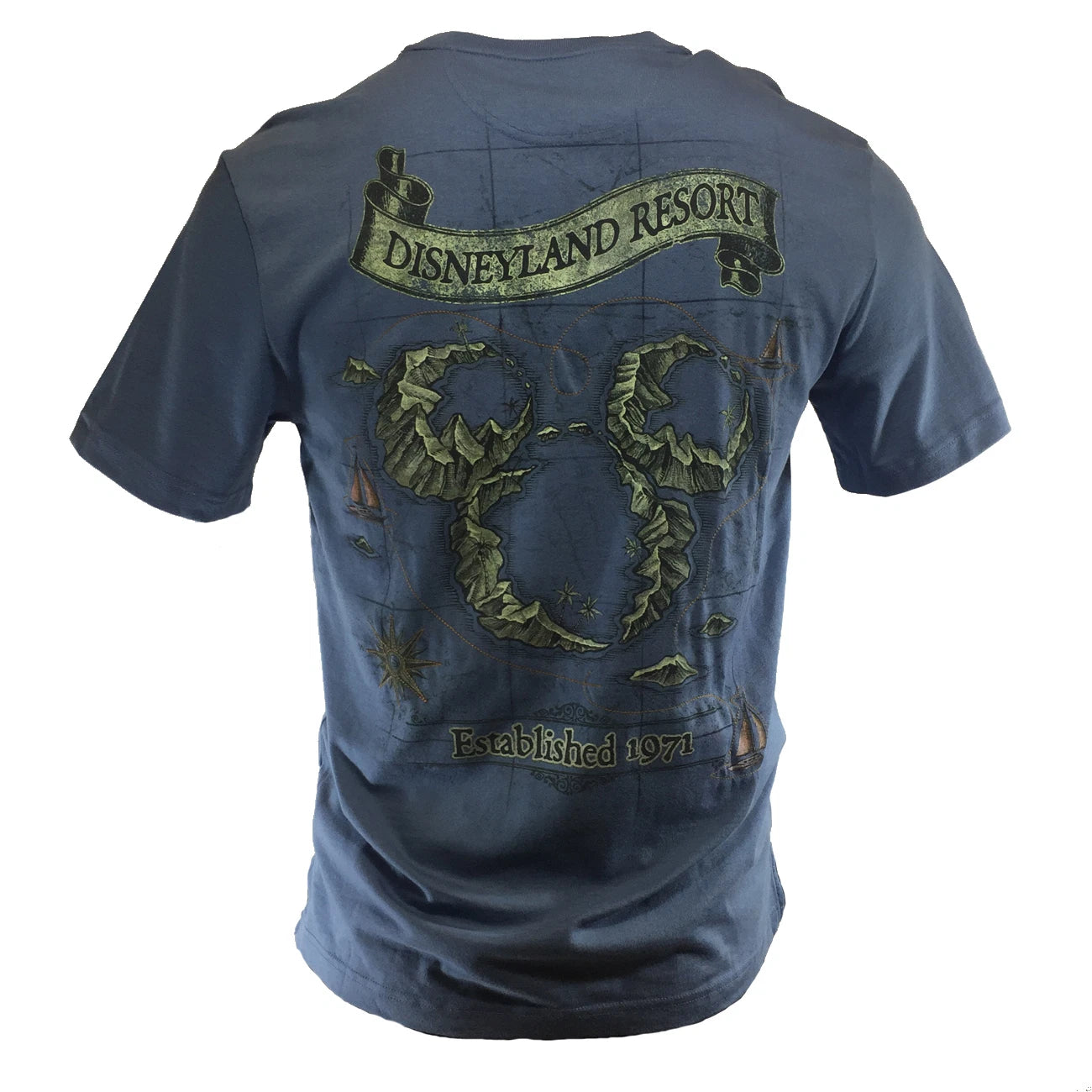 Disney Men's T-Shirt Disneyland Resort Est. 1971 California Mickey Island Cotton