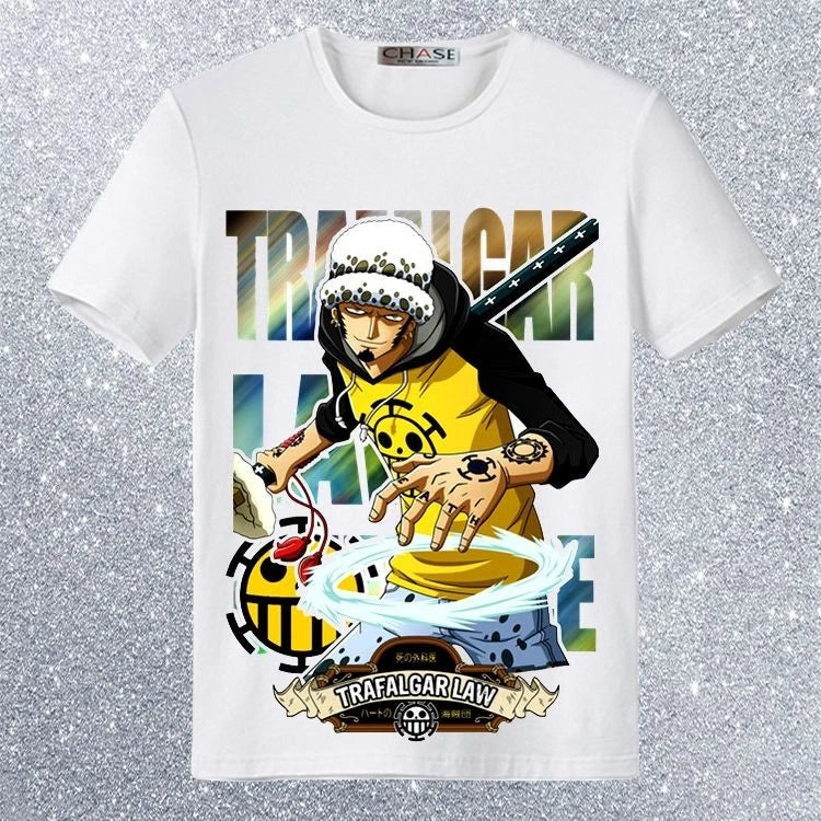 One Piece Trafalgar Law Cosplay Anime Manga T-Shirt Shirt Costumes Underwear