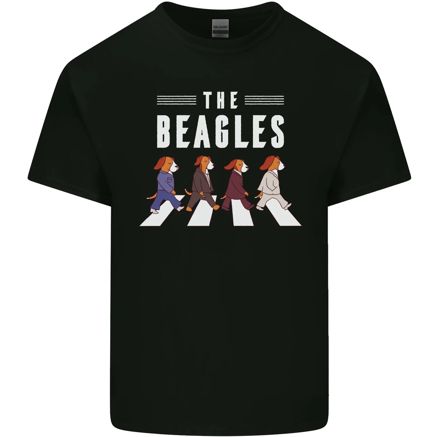 The Beagles Funny Music Parody Mens Light Cotton T-Shirt