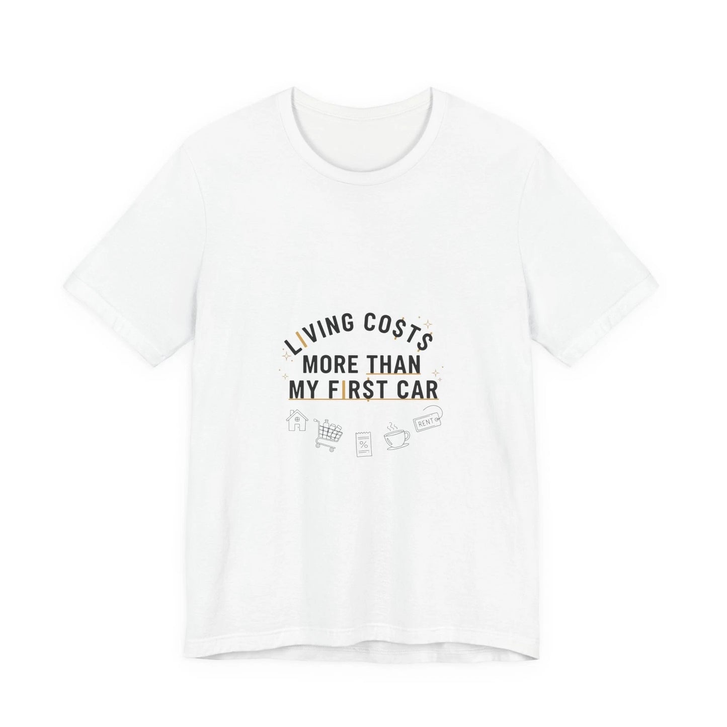 Cost of Living Humor, Inflation Meme Tee