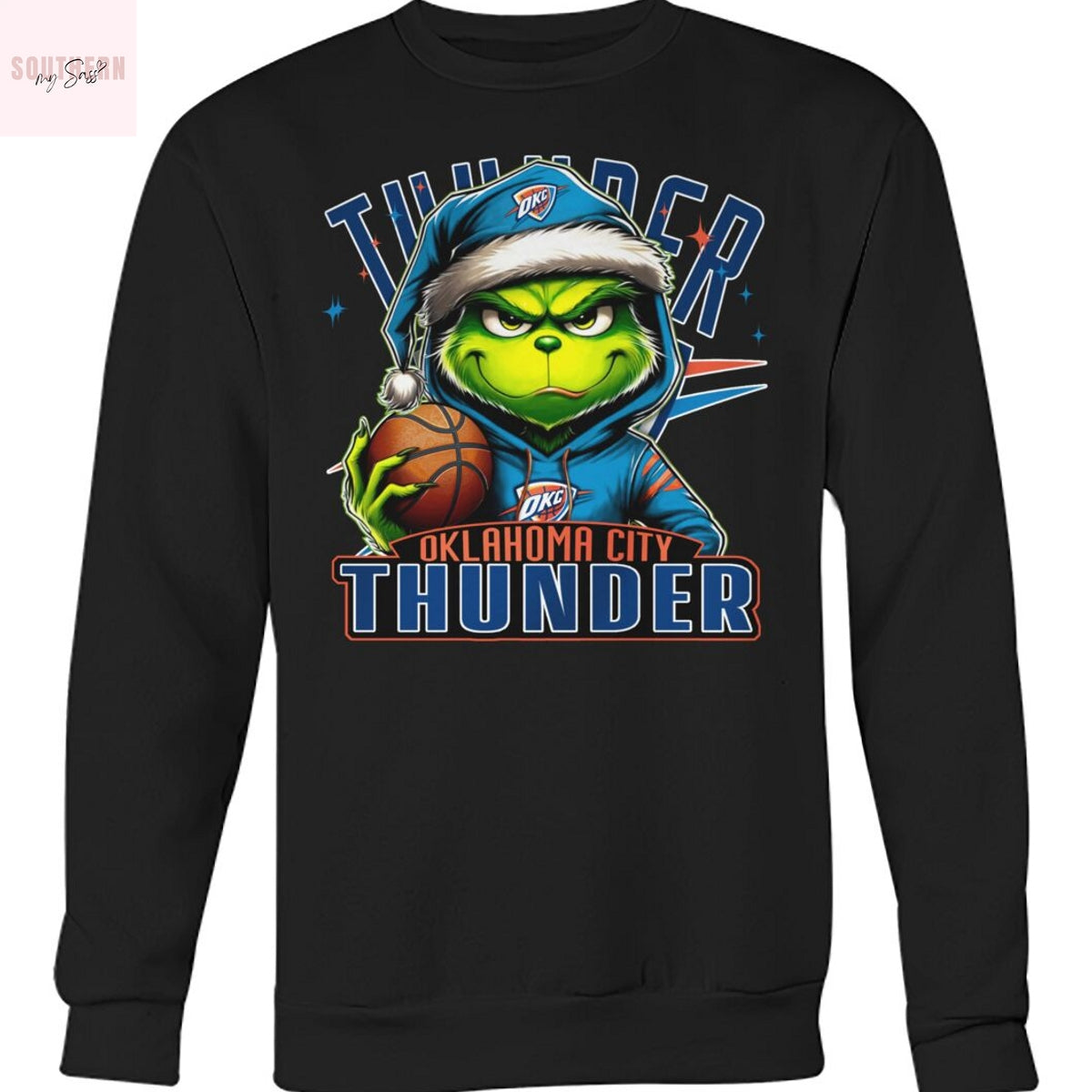 The Grinch Christmas x Oklahoma City Thunder Unsiex T-Shirt