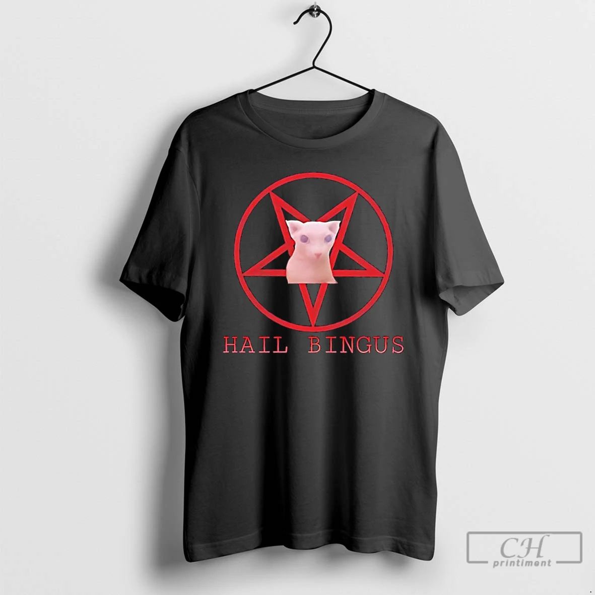 Classic Hail Bingus Schwarz Herren T Shirts