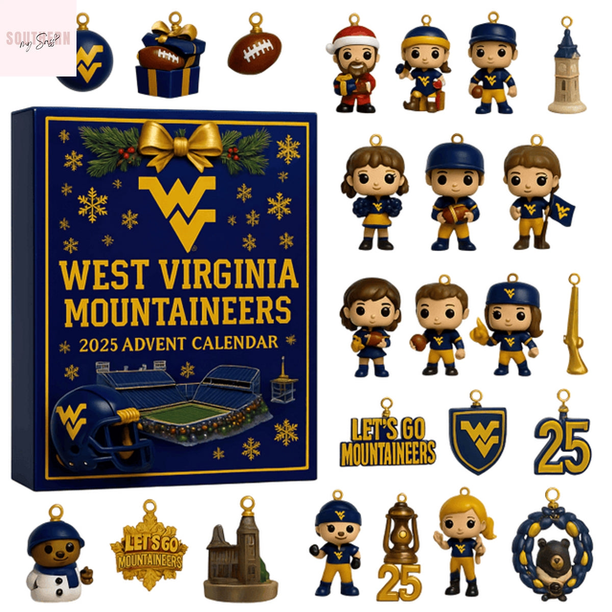 West Virginia Mountaineers 2025 Advent Calendar