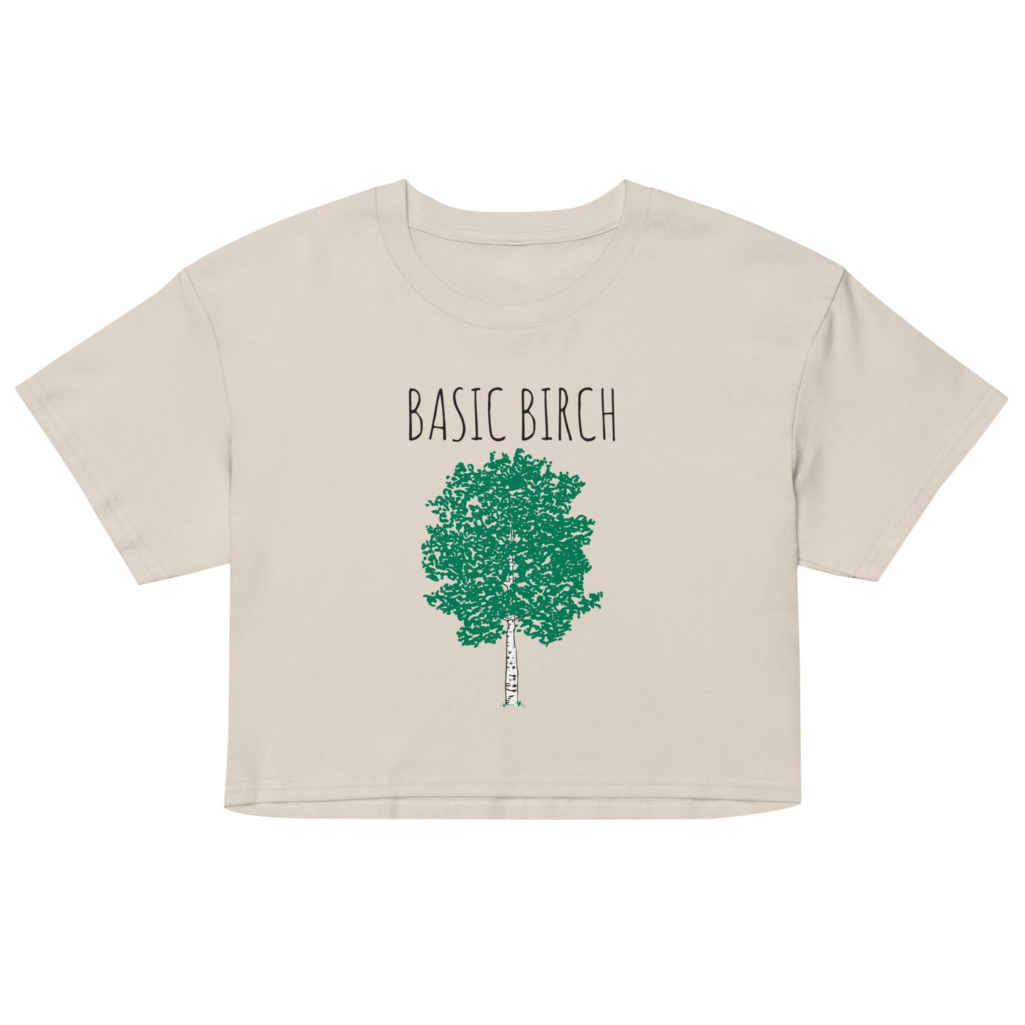 Basic Birch Women's Crop Tee