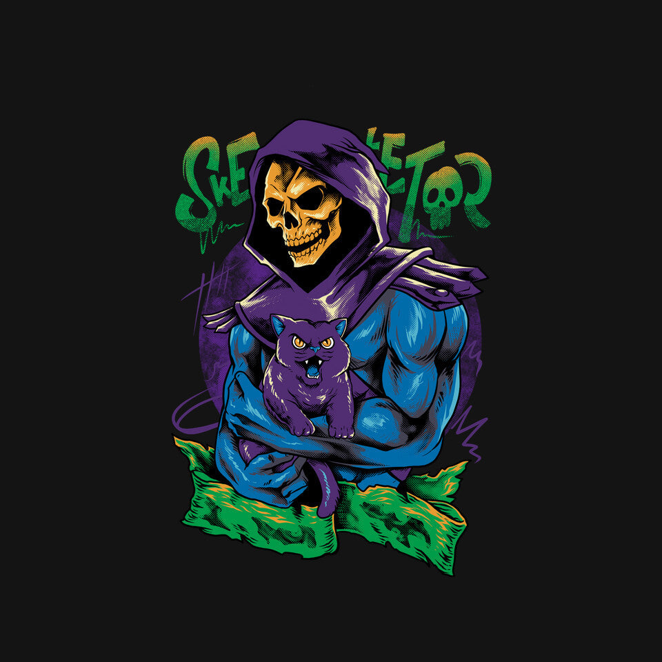 Skull Love Cat